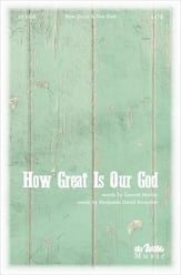 How Great Is Our God SATB choral sheet music cover